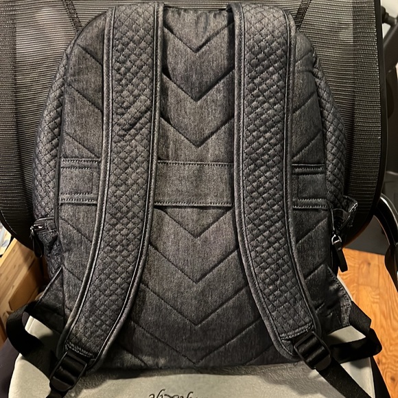 Vera Bradley Iconic Backpack in Denim Navy - Picture 4 of 4